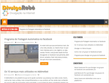 Tablet Screenshot of divulgarobo.com